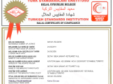 TSE Halal Certificate 2023