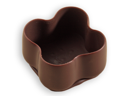 SMALL - CLOVER - SHAPED CHOCOLATE SHELL