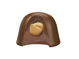MILK CHOCOLATE WITH WHOLE HAZELNUT AND FILLING